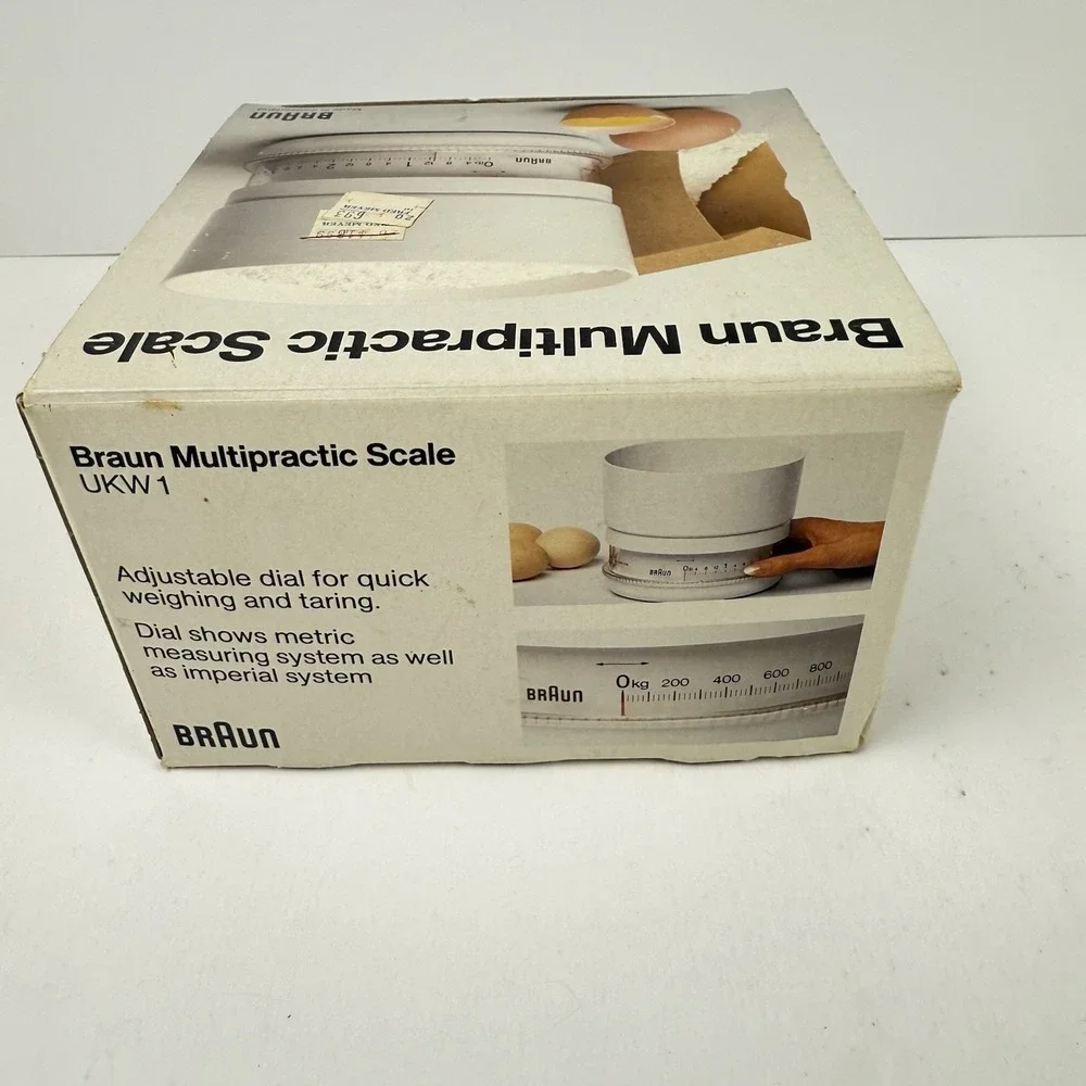 Braun Multipractic Scale UKW1 Type 4243 Made in Switzerland New Open Box